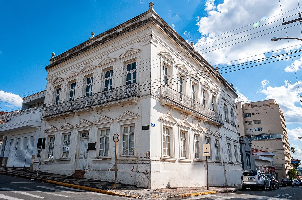 Fachada do Museu e Biblioteca Municipal de Espírito Santo do Pinhal