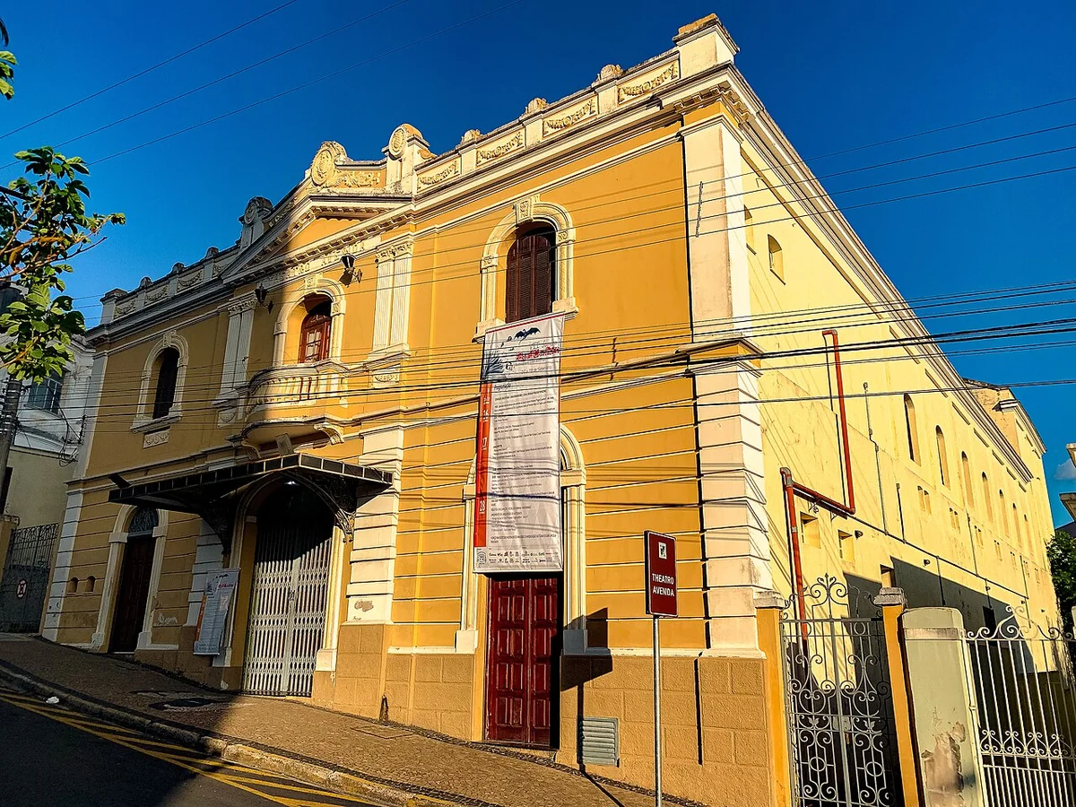 Centro Histórico de Espírito Santo do Pinhal no final de tarde